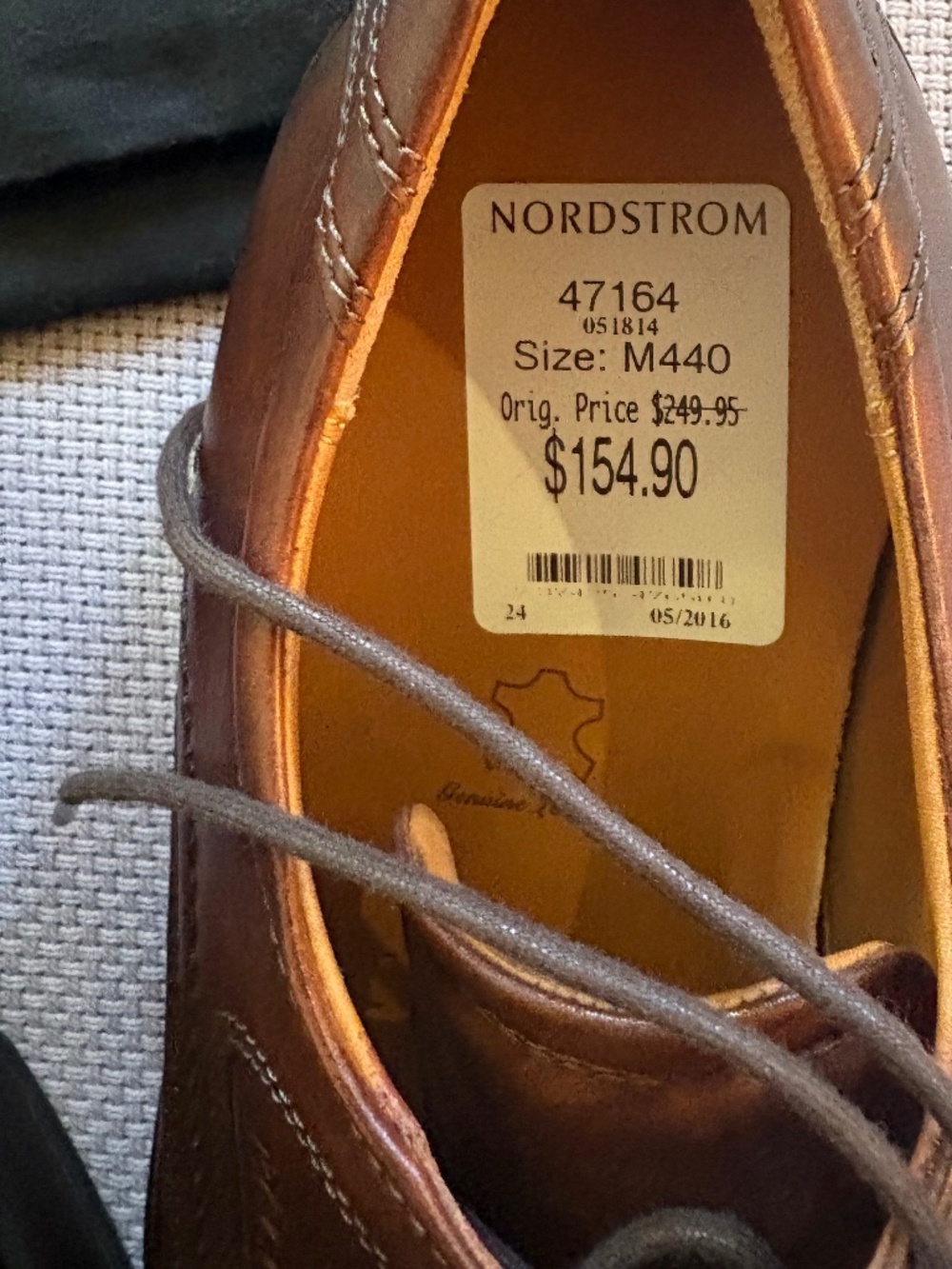 Ecco Windsor lace mens shoes - Picture 4 of 7